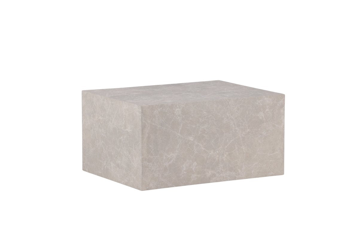 Rebellenclub Salontafel Tusani – 80 x 60 cm – Beige Marmerlook