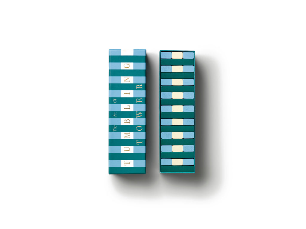 Printworks Spel Play – Tumbling Towers – Groen/Blauw