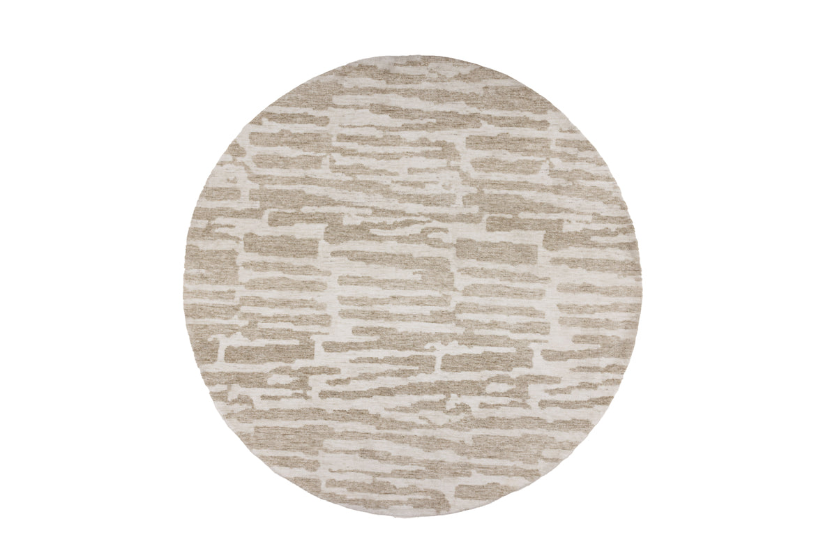 Rebellenclub Vloerkleed Opezia – ø200cm – Beige