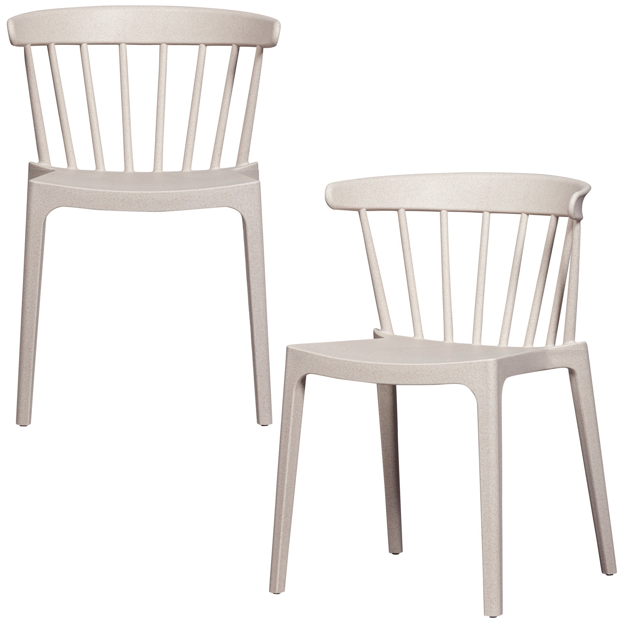 WOOOD tuinstoel Bliss – Kunsstof – Off White Melange – Set van 2