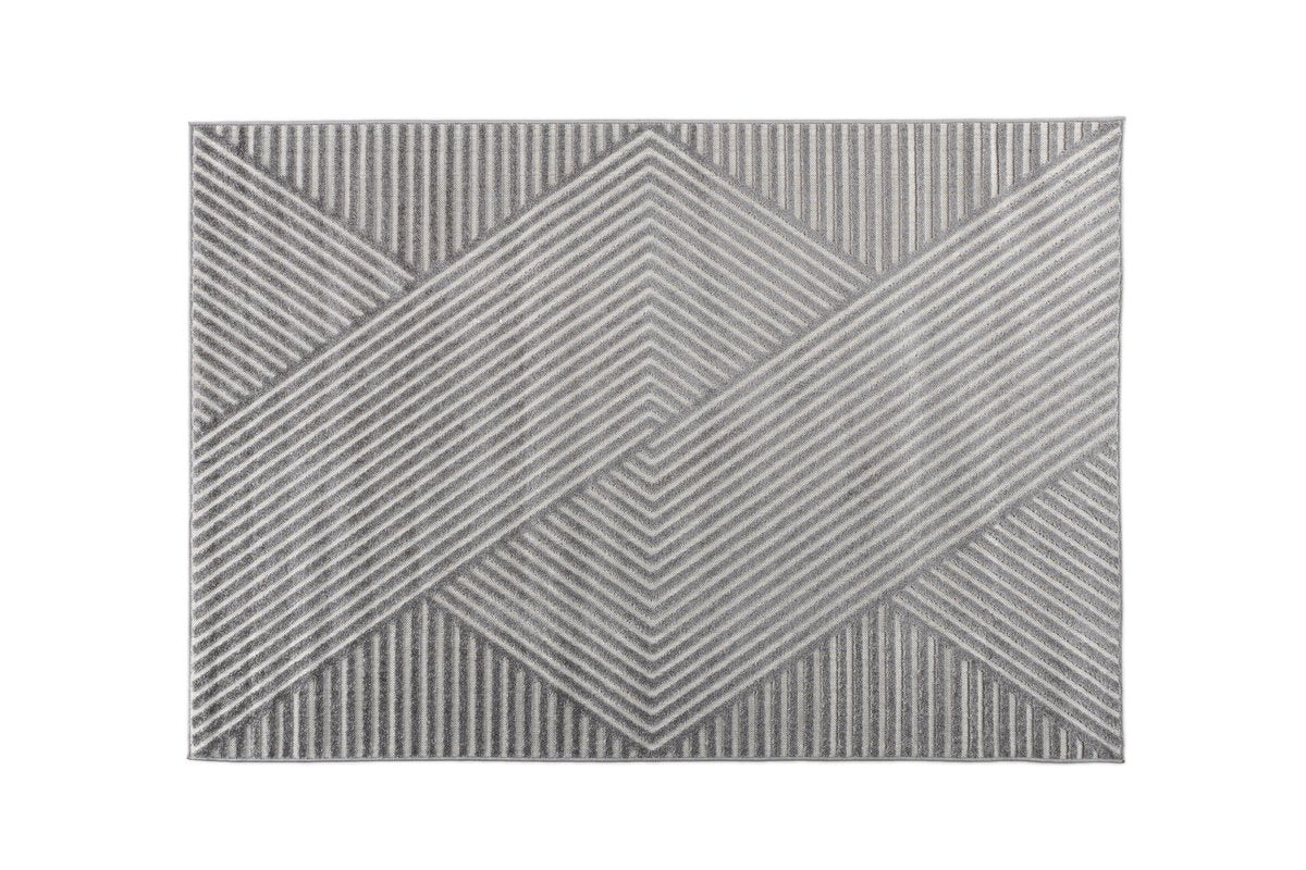 Rebellenclub Vloerkleed Monti – grijs – 290 x 200 cm