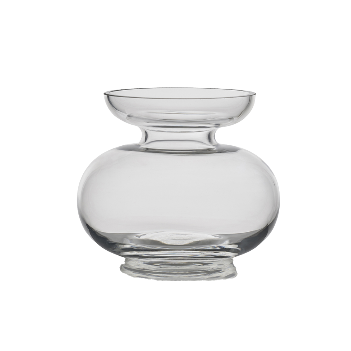 Zone Denmark Inu Kleine Ronde Glazen Vaas – 11 x 9 cm