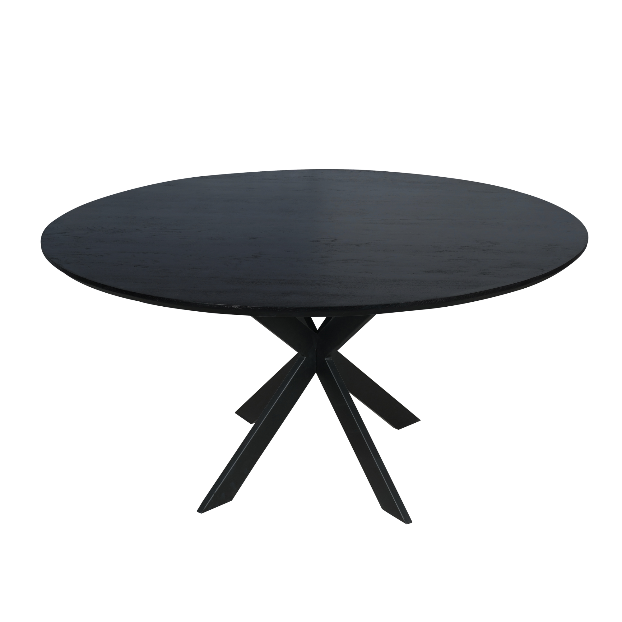 Starfurn eettafel Ferris – zwart – 150x150x76cm