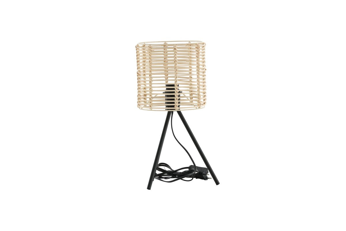 Rebellenclub Tafellamp Noor – Naturel Rattan