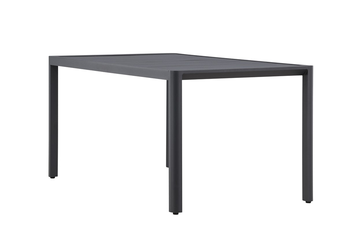 Rebellenclub Rechthoekige Tuintafel Minosa – 150 x 85 cm – Zwart