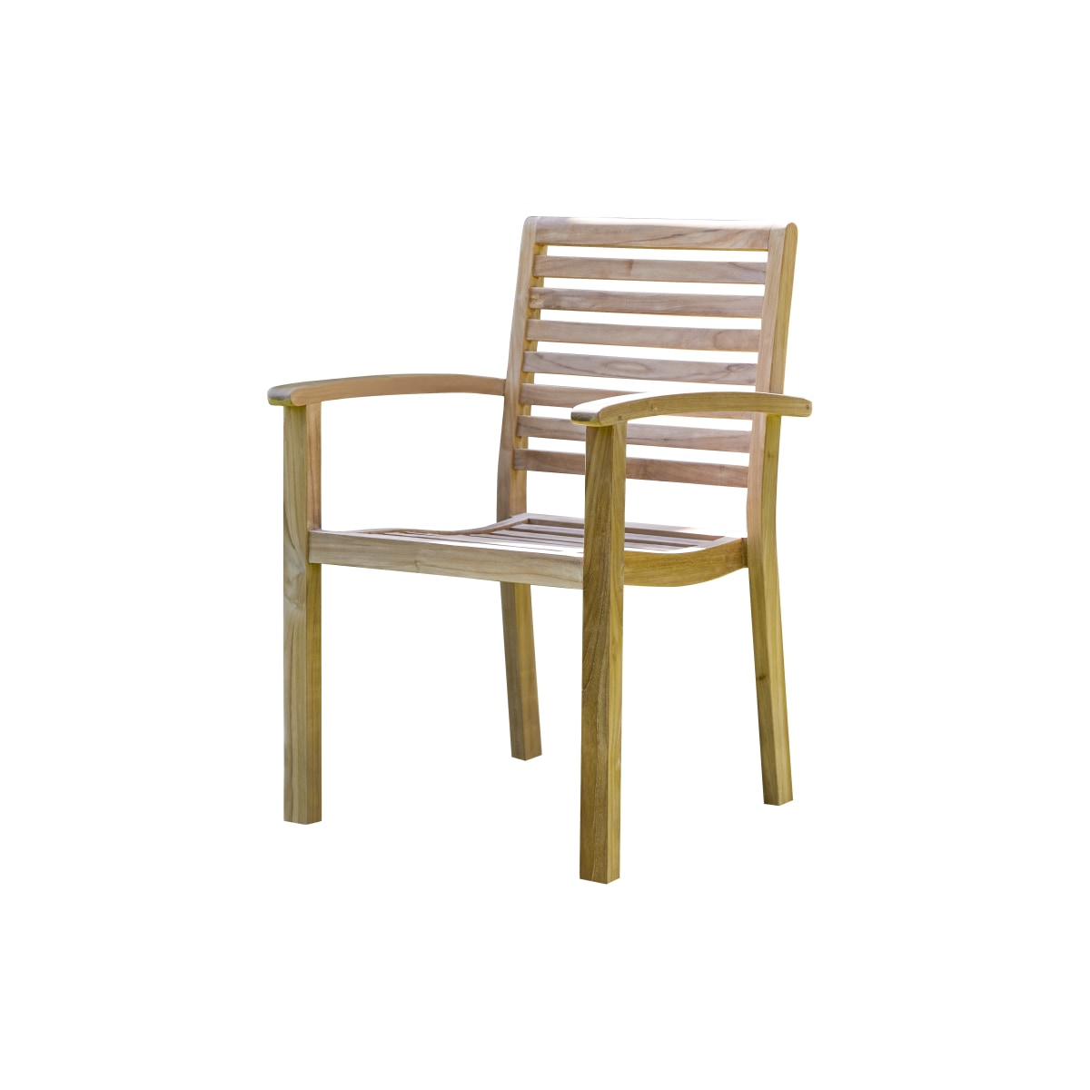 Tikamoon Andria – Massief teakhouten tuinstoel – Naturel