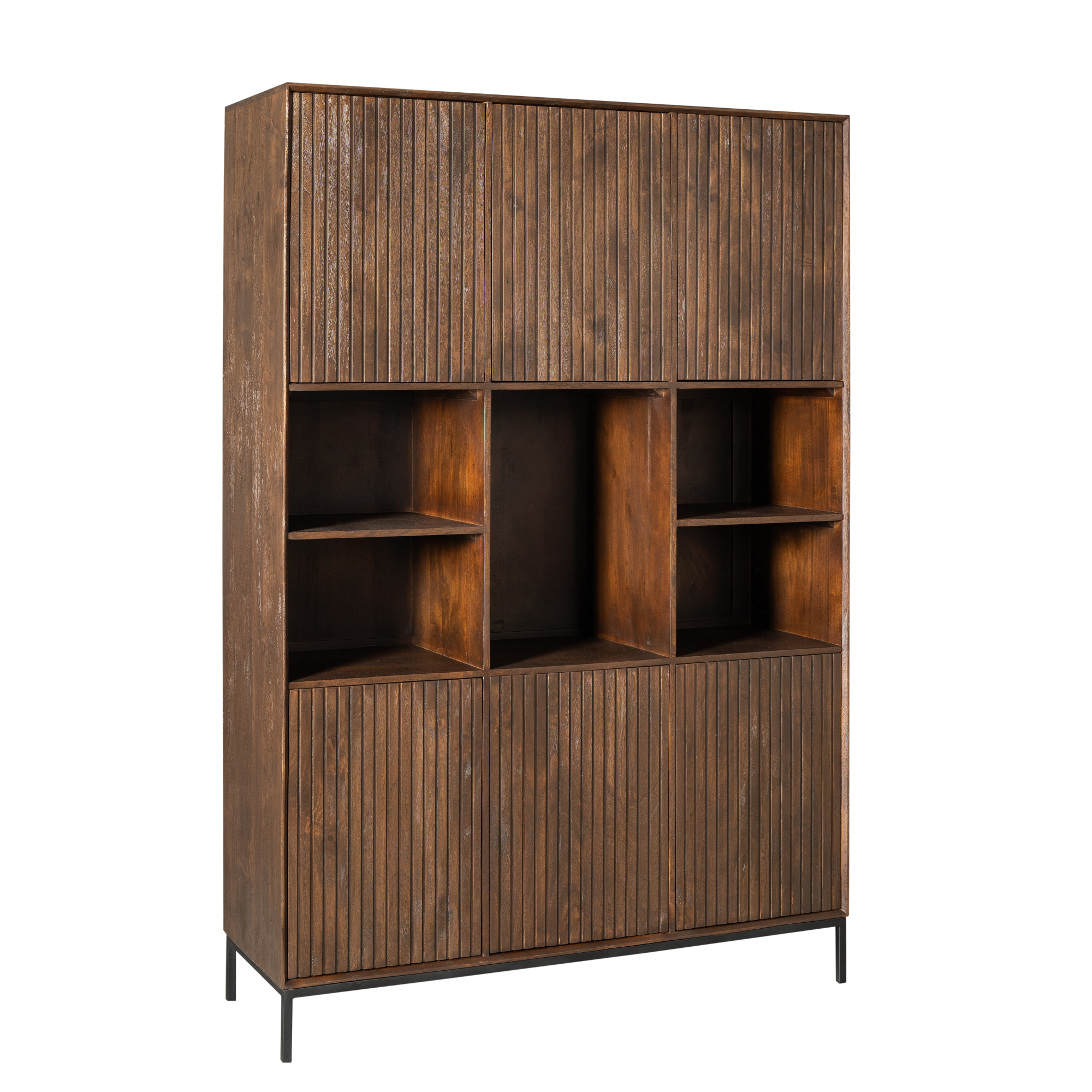 Starfurn vakkenkast Madison – bruin – 45x135x200cm