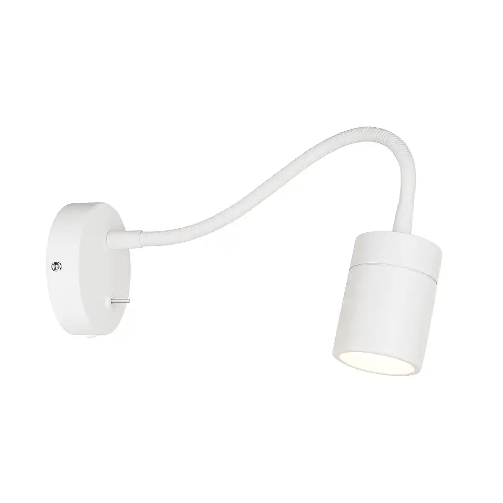 Mexlite wandlamp Upround – 1 lichts – 25x 30 cm – wit