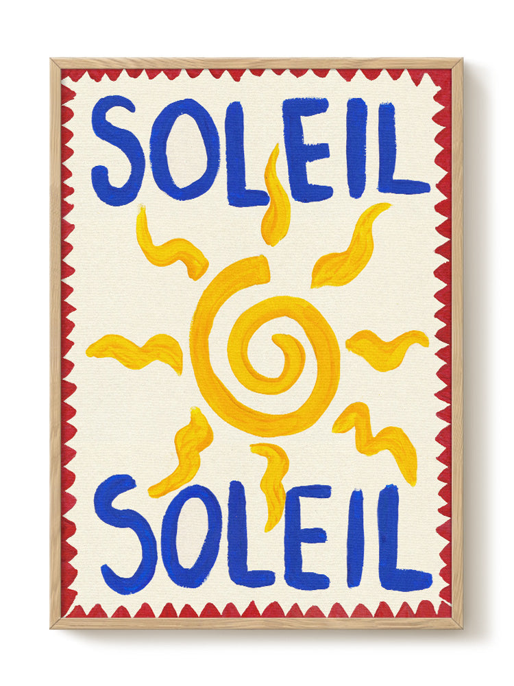 Abbie Franks – Soleil – PSTR studio Kunst Poster