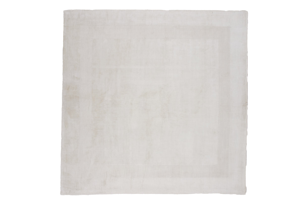Rebellenclub Vloerkleed Adriana – 240 x 240 cm – Wit