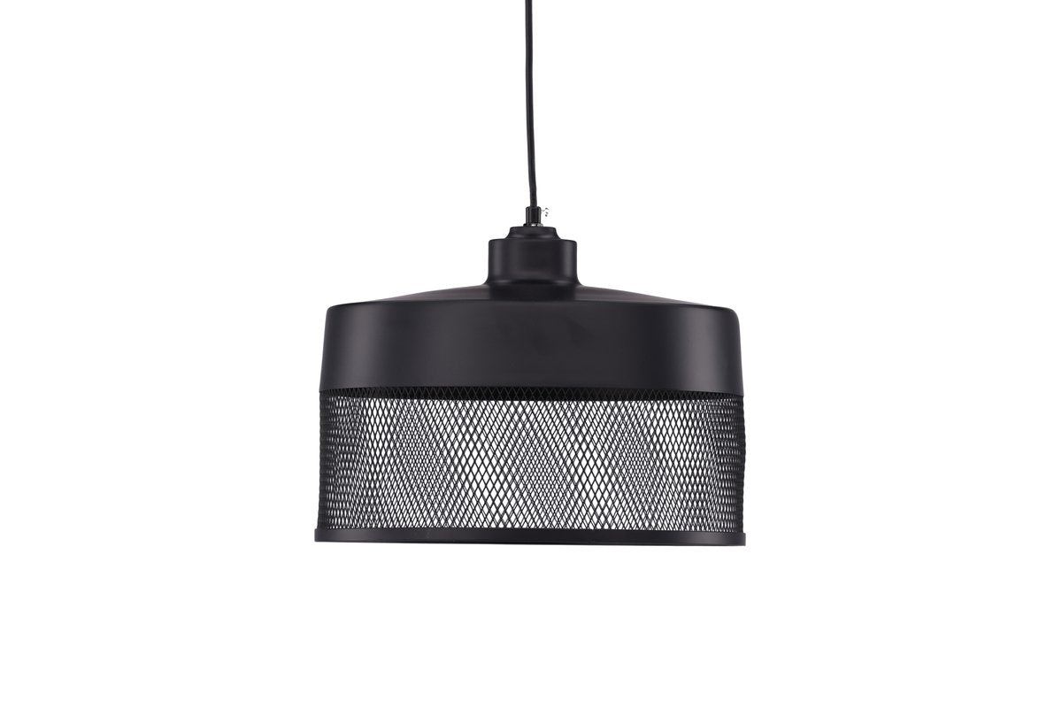Rebellenclub Hanglamp Prato – zwart – Ø 33 cm