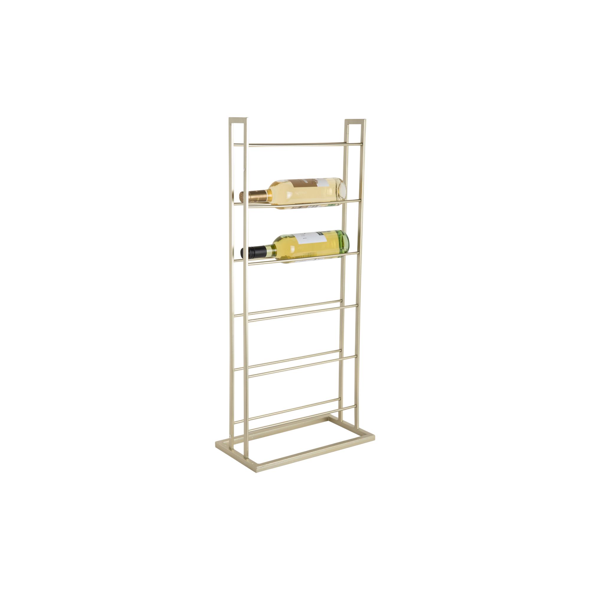 Present Time wijnrek Single Floor – goud – 38x20x84.5cm – Vaderdag – V