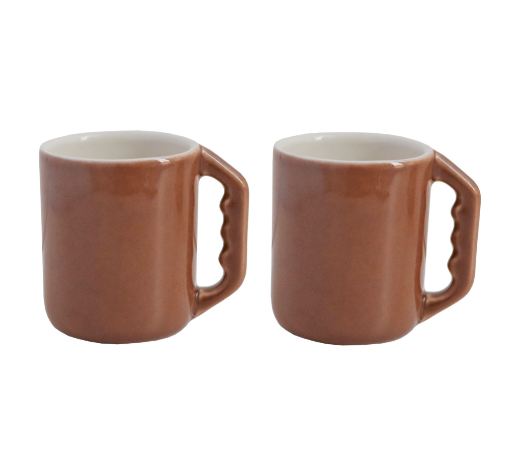 Return to Sender Espresso kopjes – Terracotta – Set van 2