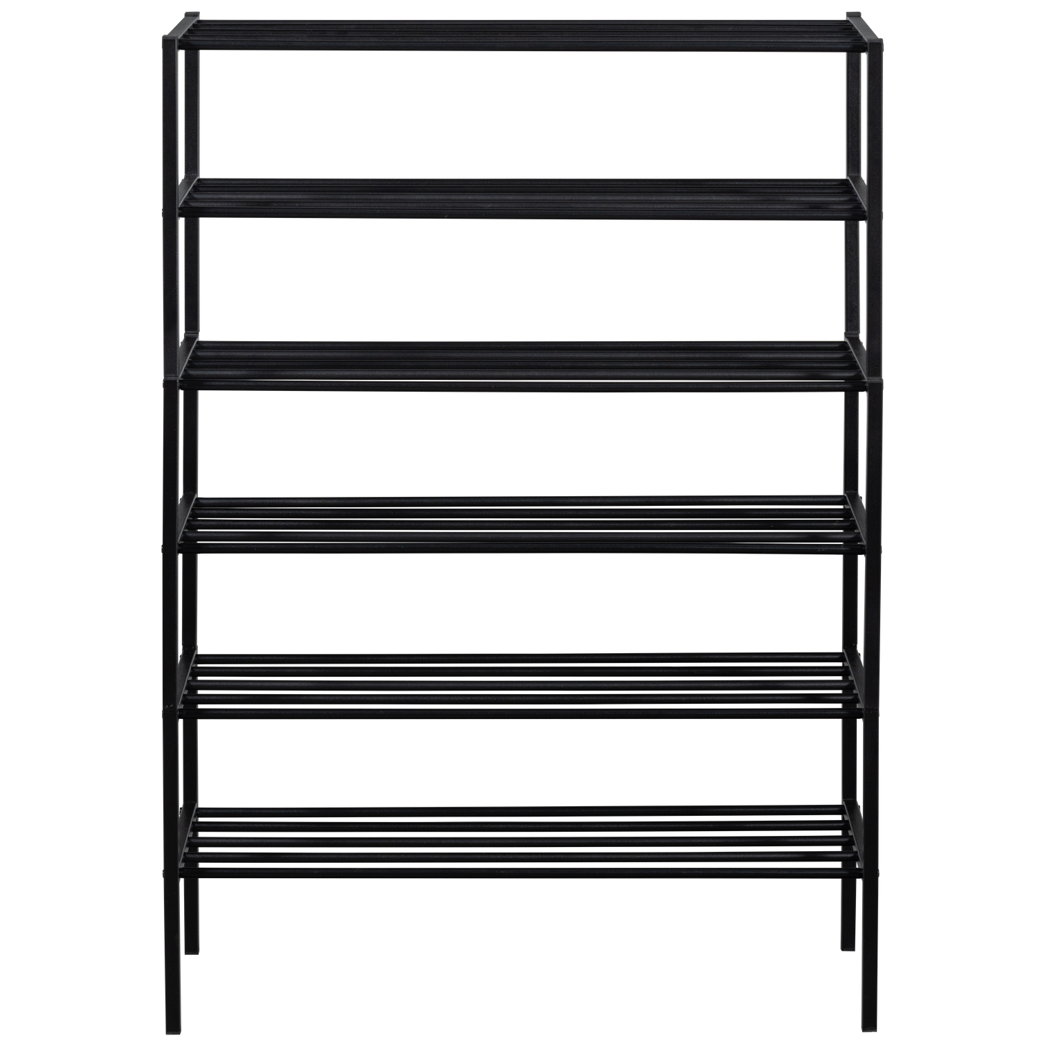 WOOOD schoenenrek Ferro – Metaal – Zwart – 120x85x35
