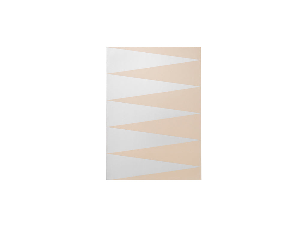 Printworks Classic – Art Of Backgammon Mirror – Beige/Zilver