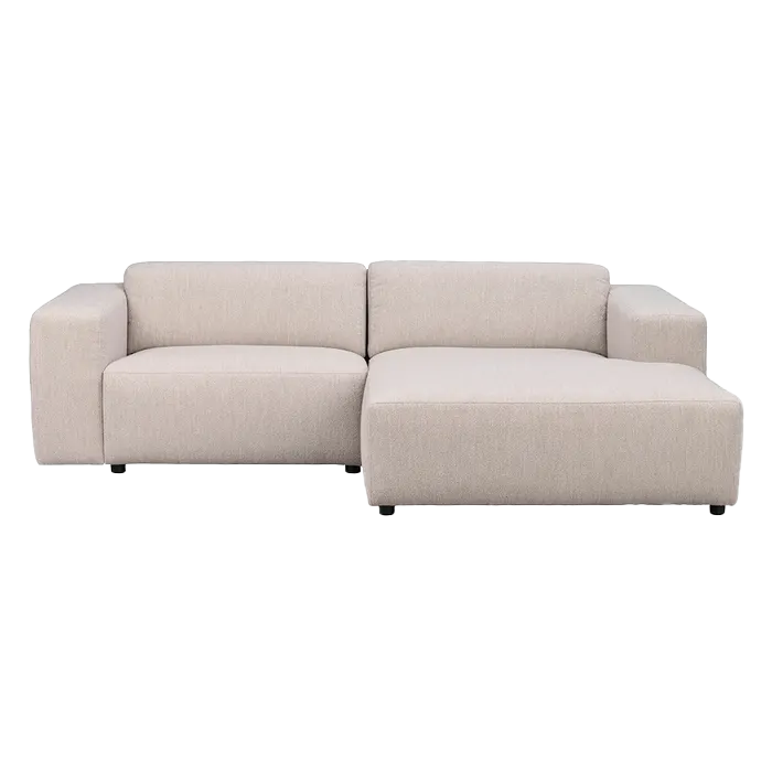 Rowico Home Willard gestoffeerde 3-zits hoekbank lichtbeige – rechts –
