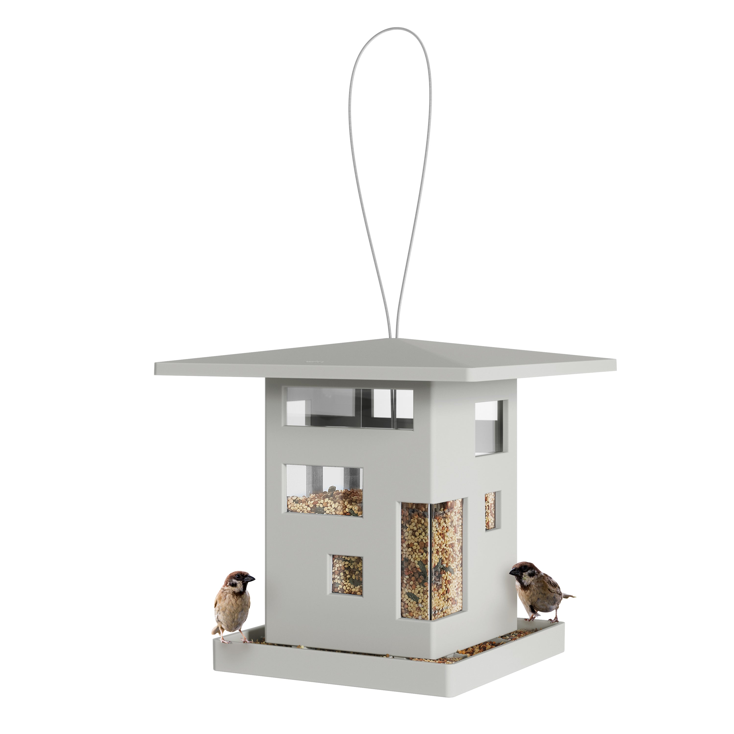Umbra voederhuisje Bird Cafe – 23 x 23 x 21 cm – Grijs