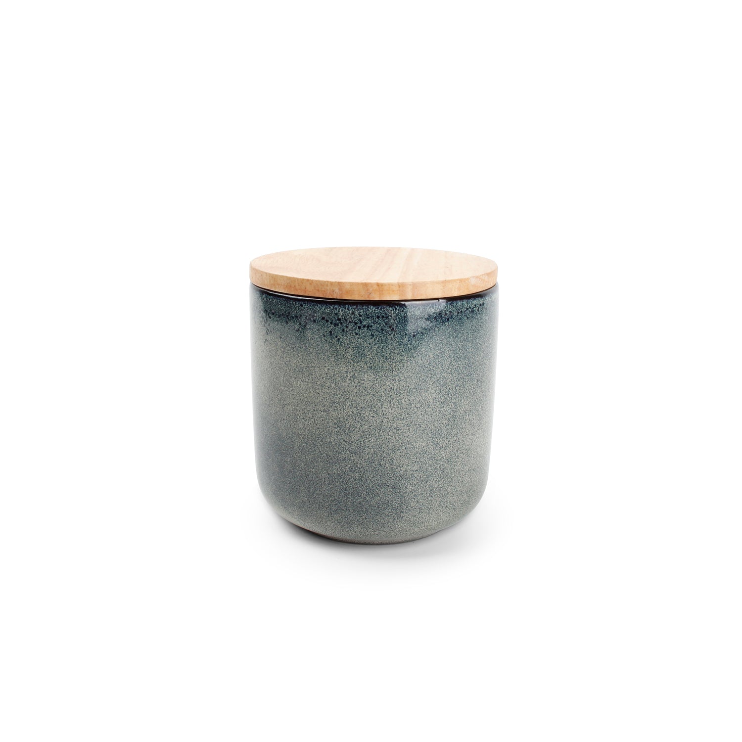 Salt & Pepper – Voorraadpot 12xH12cm groen/blauw Meridian