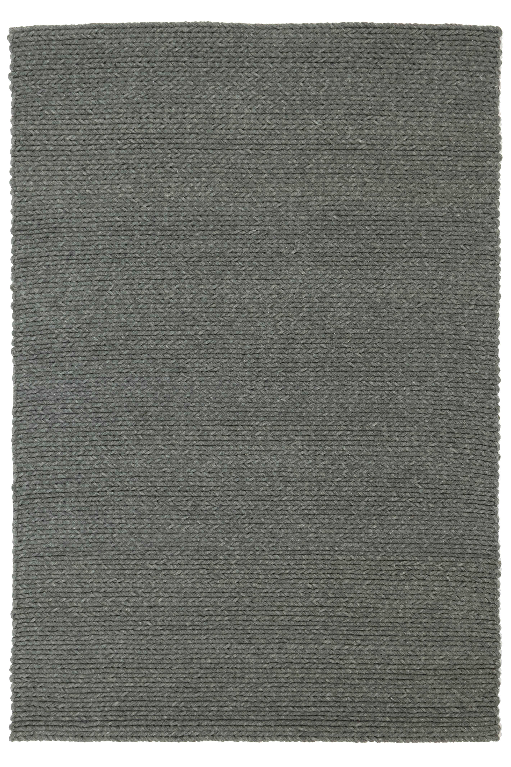 Rebellenclub Vloerkleed Kabel Antraciet – grijs – 160 x 230 cm