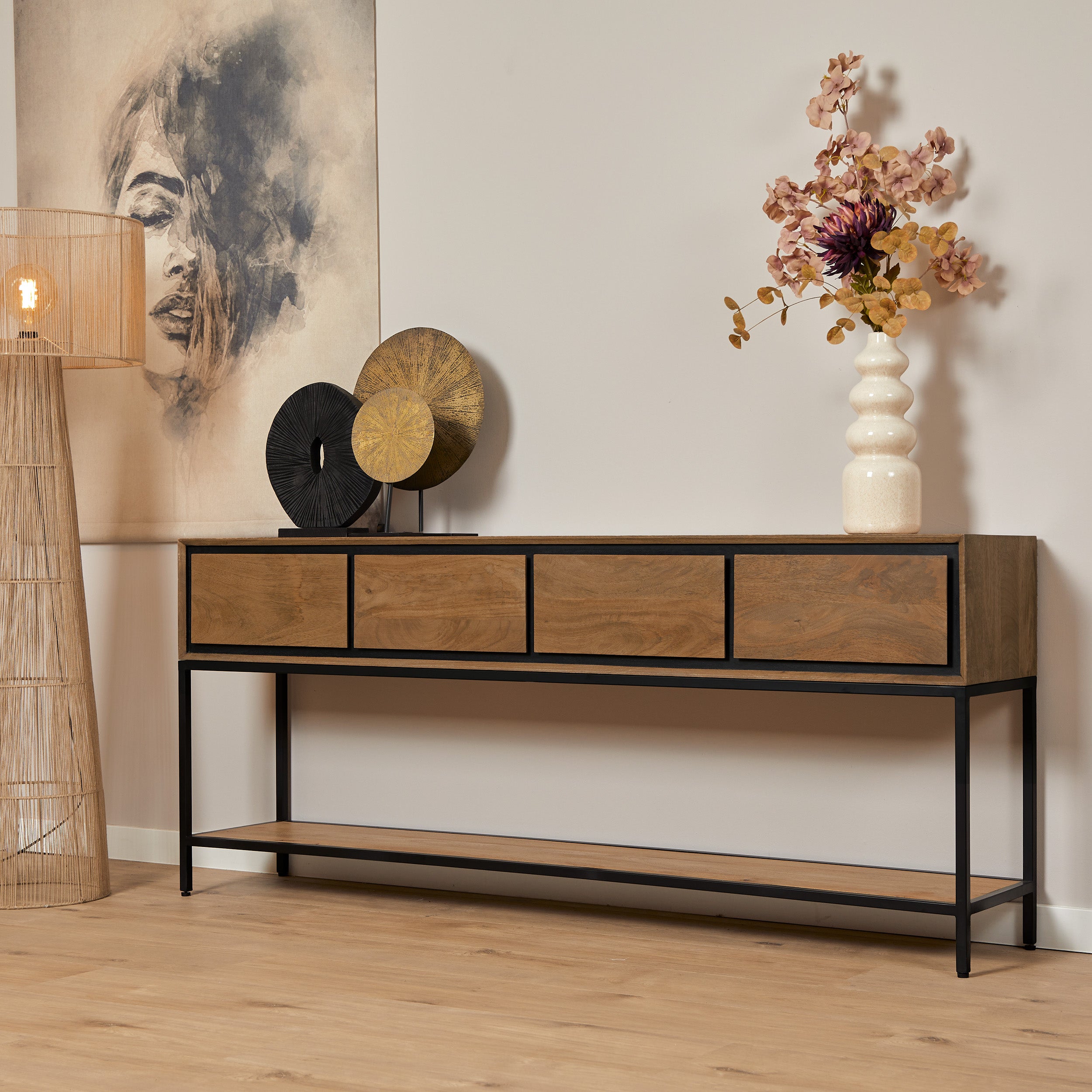 Starfurn sidetable RichWood – bruin – 35x180x76cm