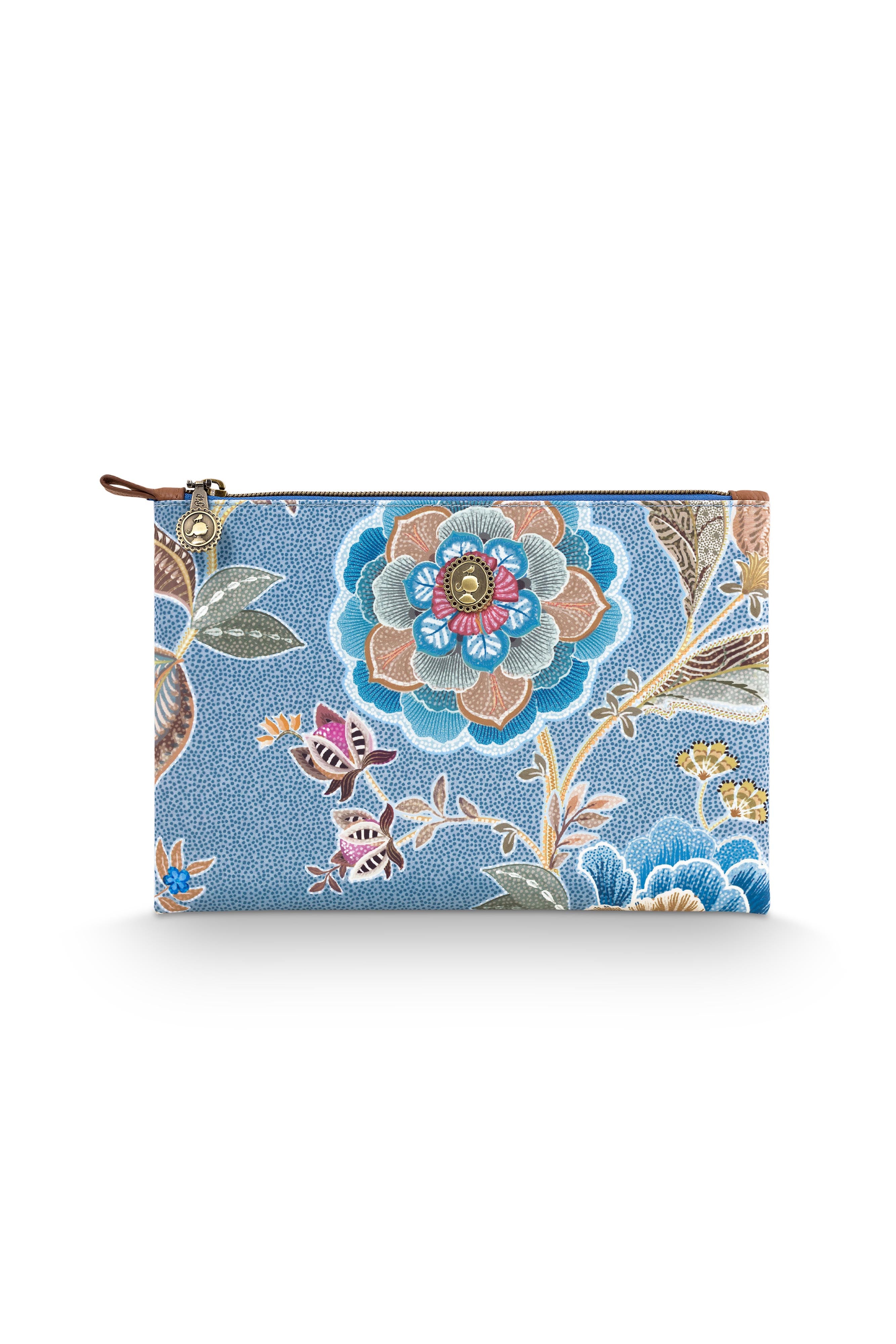 Pip Studio – Charly Make up tasje – Matata – Blauw – 24x1x15.5cm
