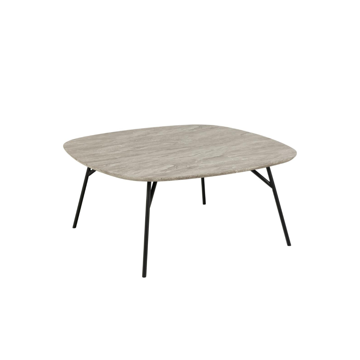 Rebellenclub Salontafel Komi – 90 x 90 cm – Marmer Look