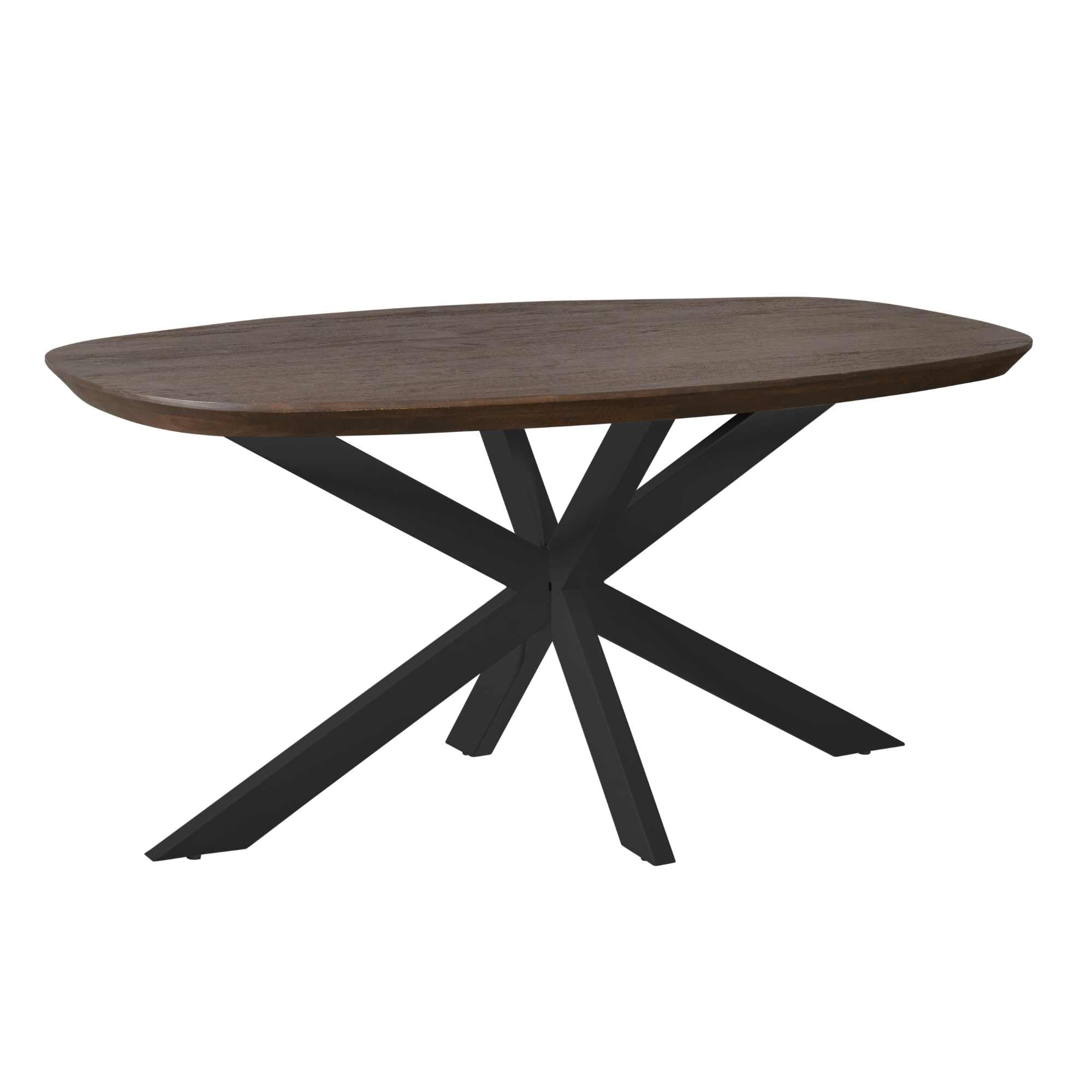 Starfurn eettafel Madison – zwart – 90x160x76cm