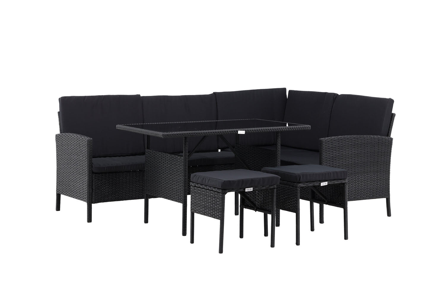 Rebellenclub Loungeset Gerani – Zwart