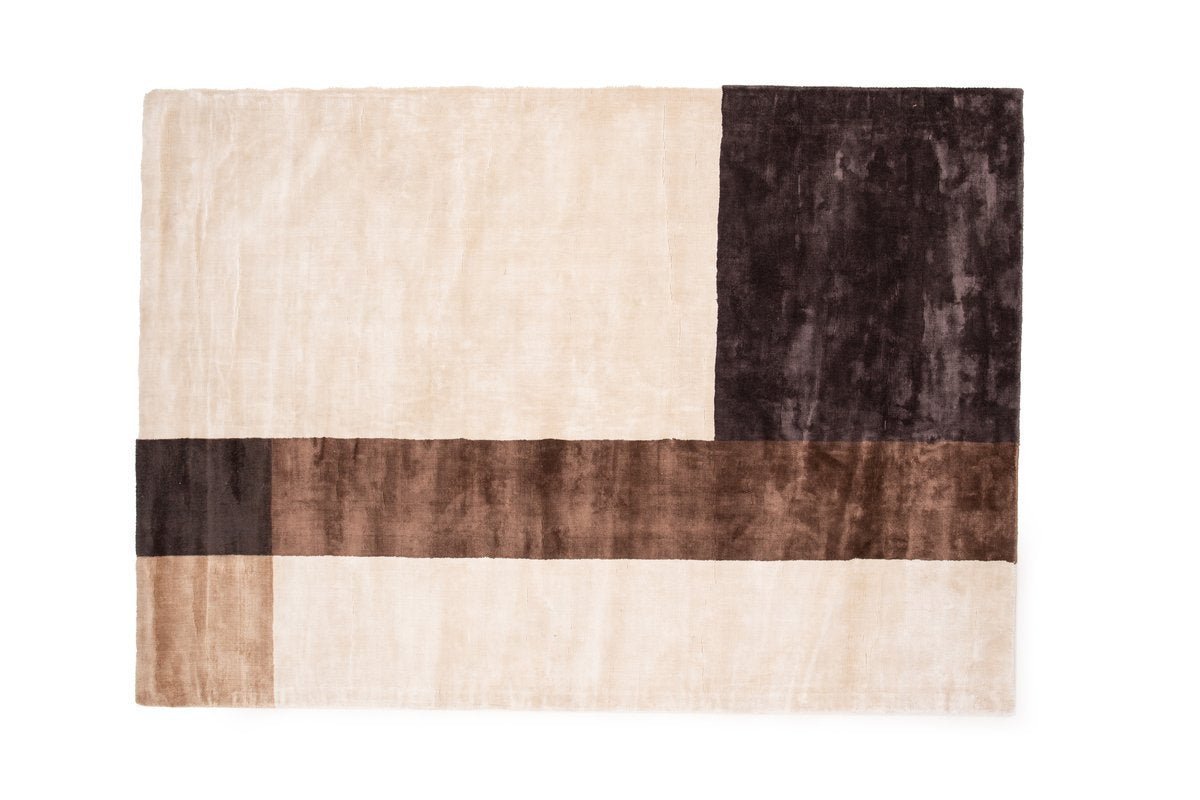 Rebellenclub Vloerkleed Saturnia – bruin – 350 x 250 cm