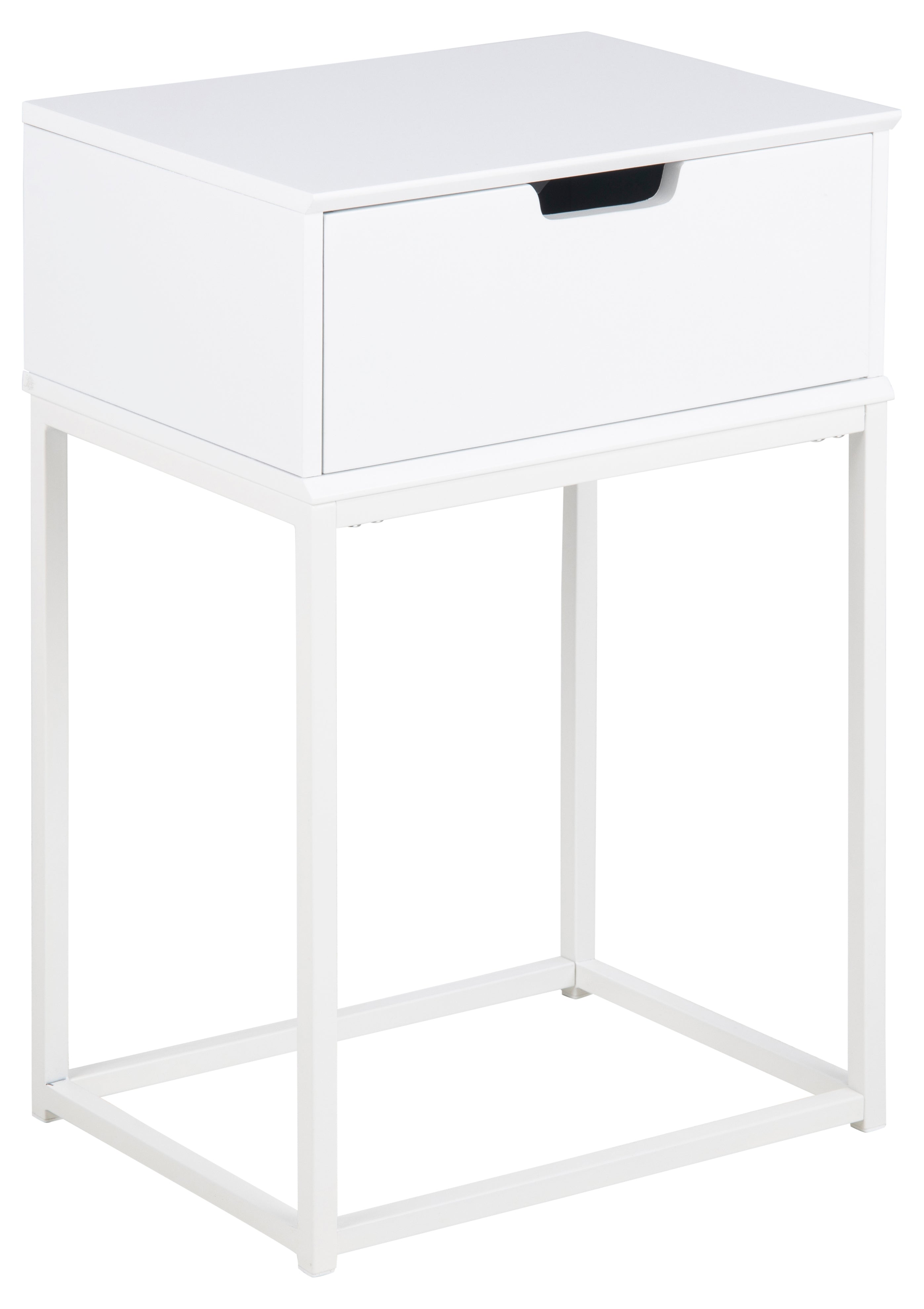 BRAM Nachtkastje Elmira – 40 x 30 cm – Wit