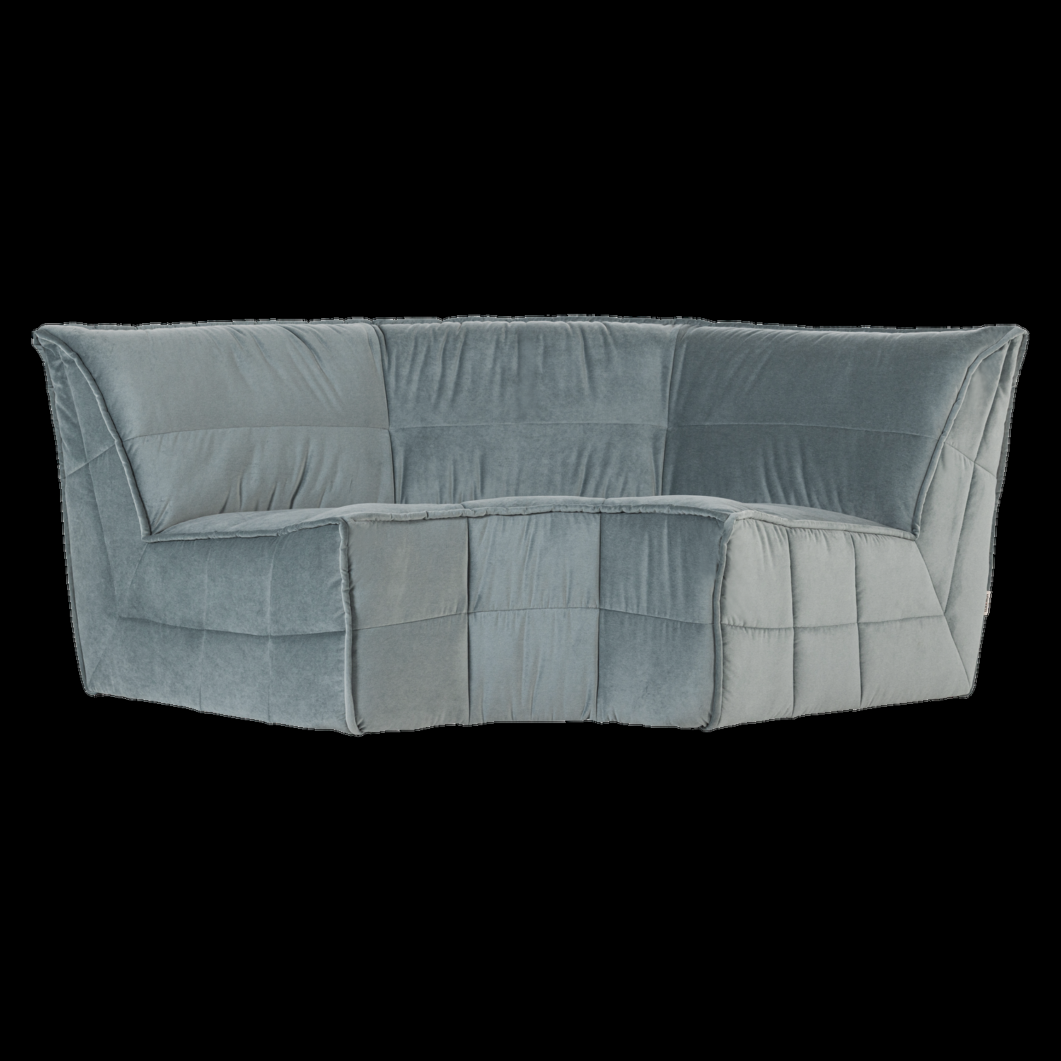 vtwonen hoekelement Cluster – Velvet – Turquoise Blauw – 81x205x91