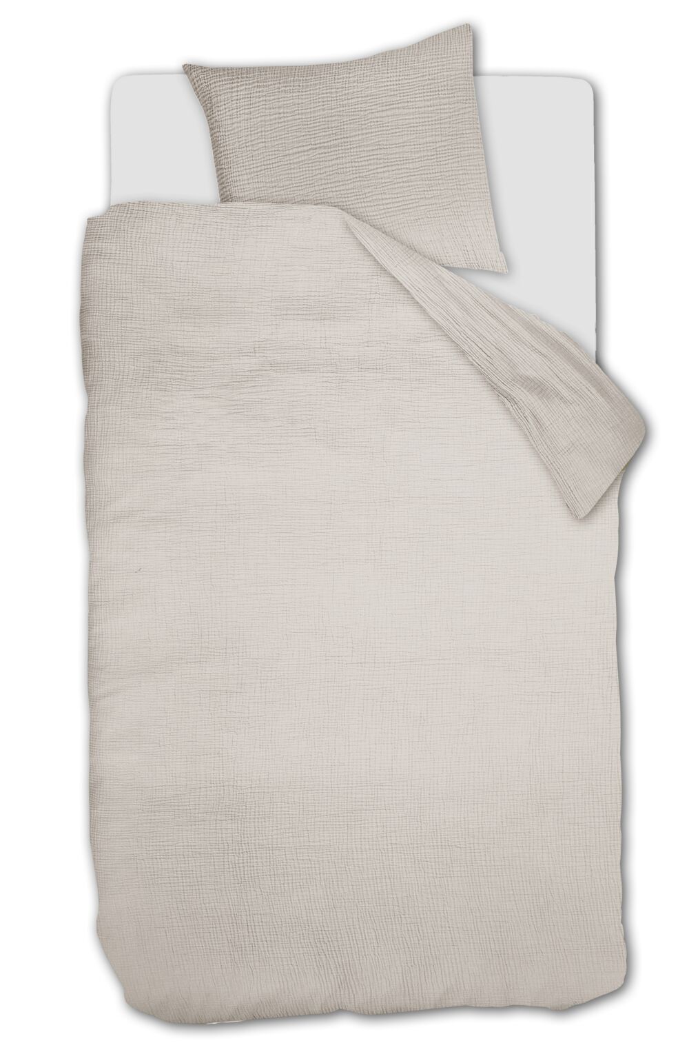 vtwonen Dekbedovertrek Gentle Embrace – 140 x 200/220 cm – Zand