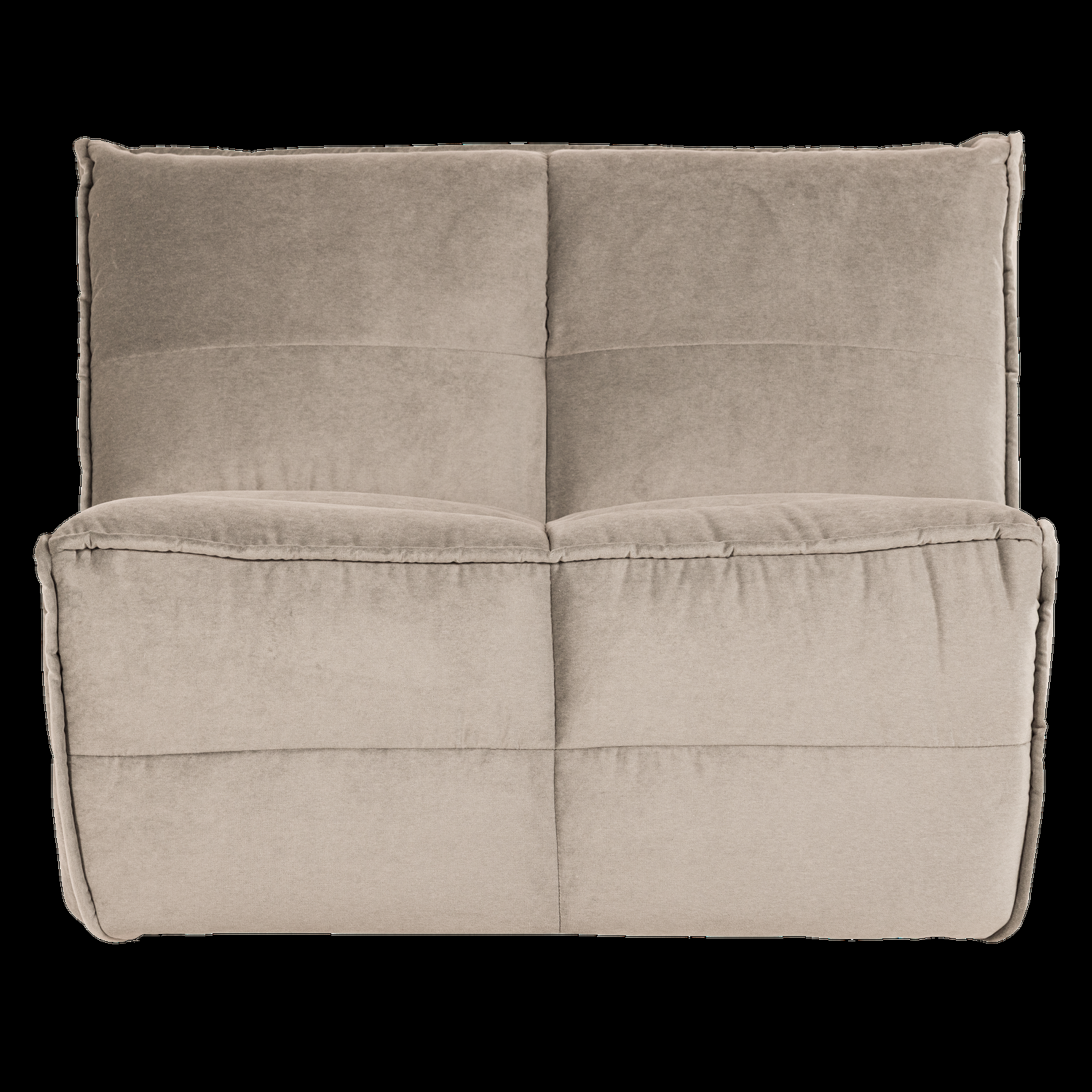 vtwonen 1-zits element Cluster – Velvet – Warm Taupe – 82x105x92