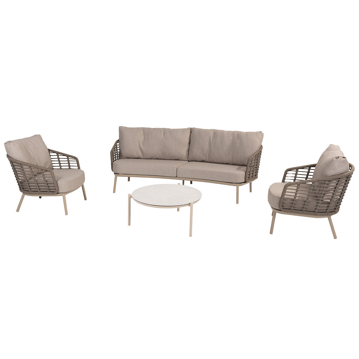 Taste by 4 Seasons loungeset Puglia 4-delig – latte