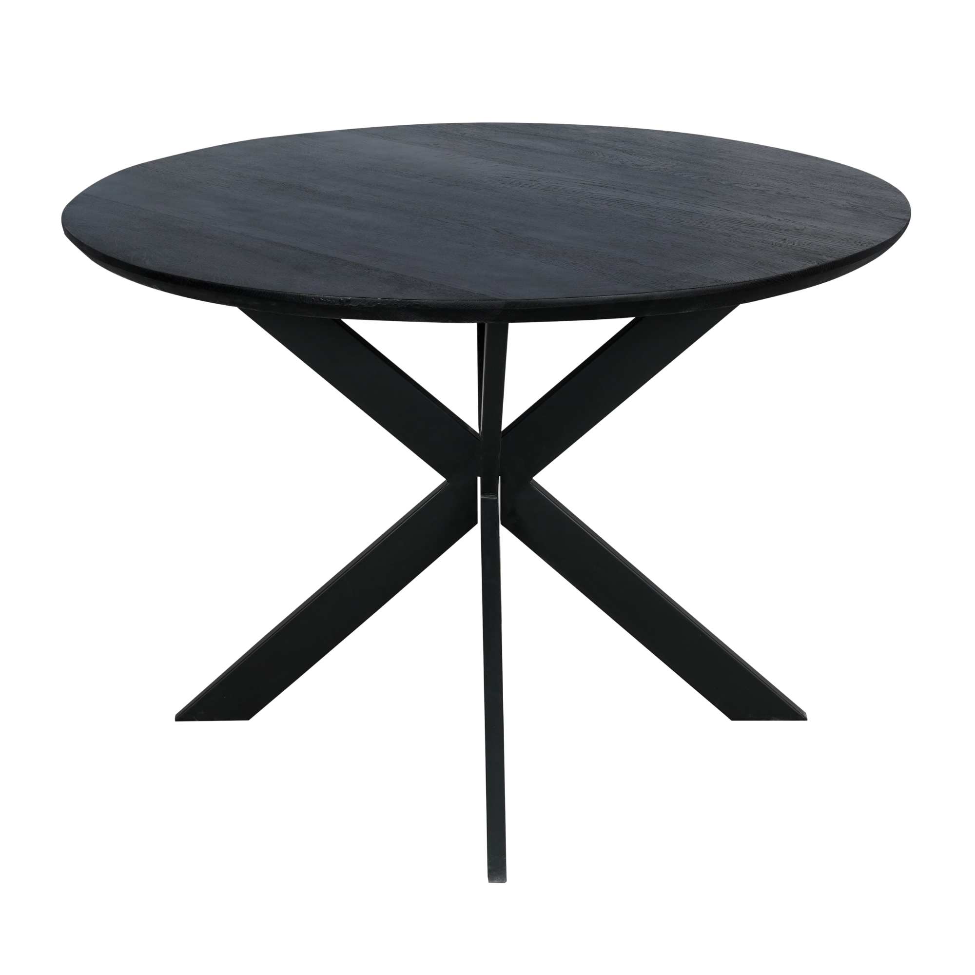 Starfurn eettafel Ferris – zwart – 110x110x76cm