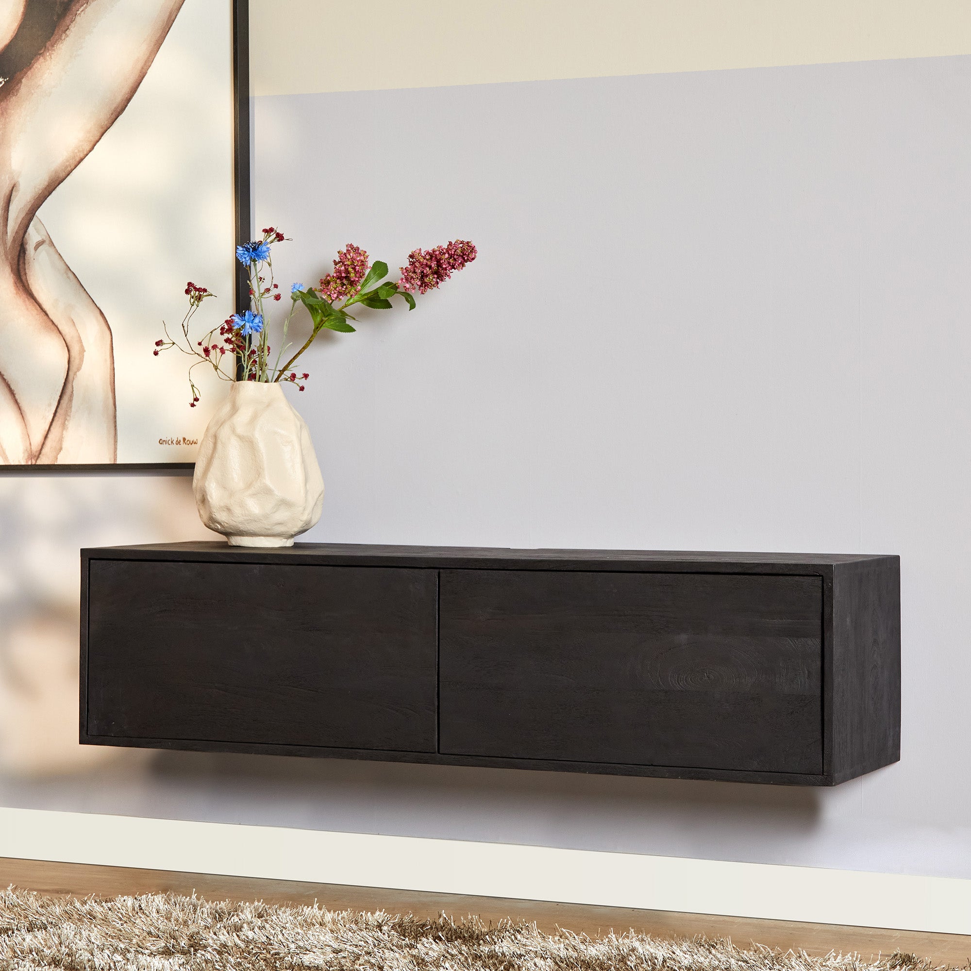 Starfurn tv meubel Vision – zwart – 30x120x35cm