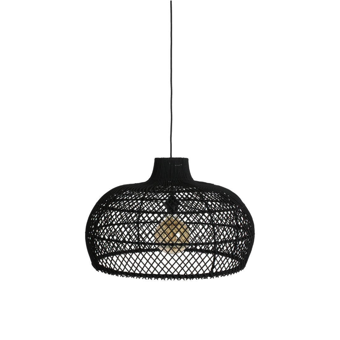Raw materials hanglamp Maze L – zwart – 57x57x36 cm