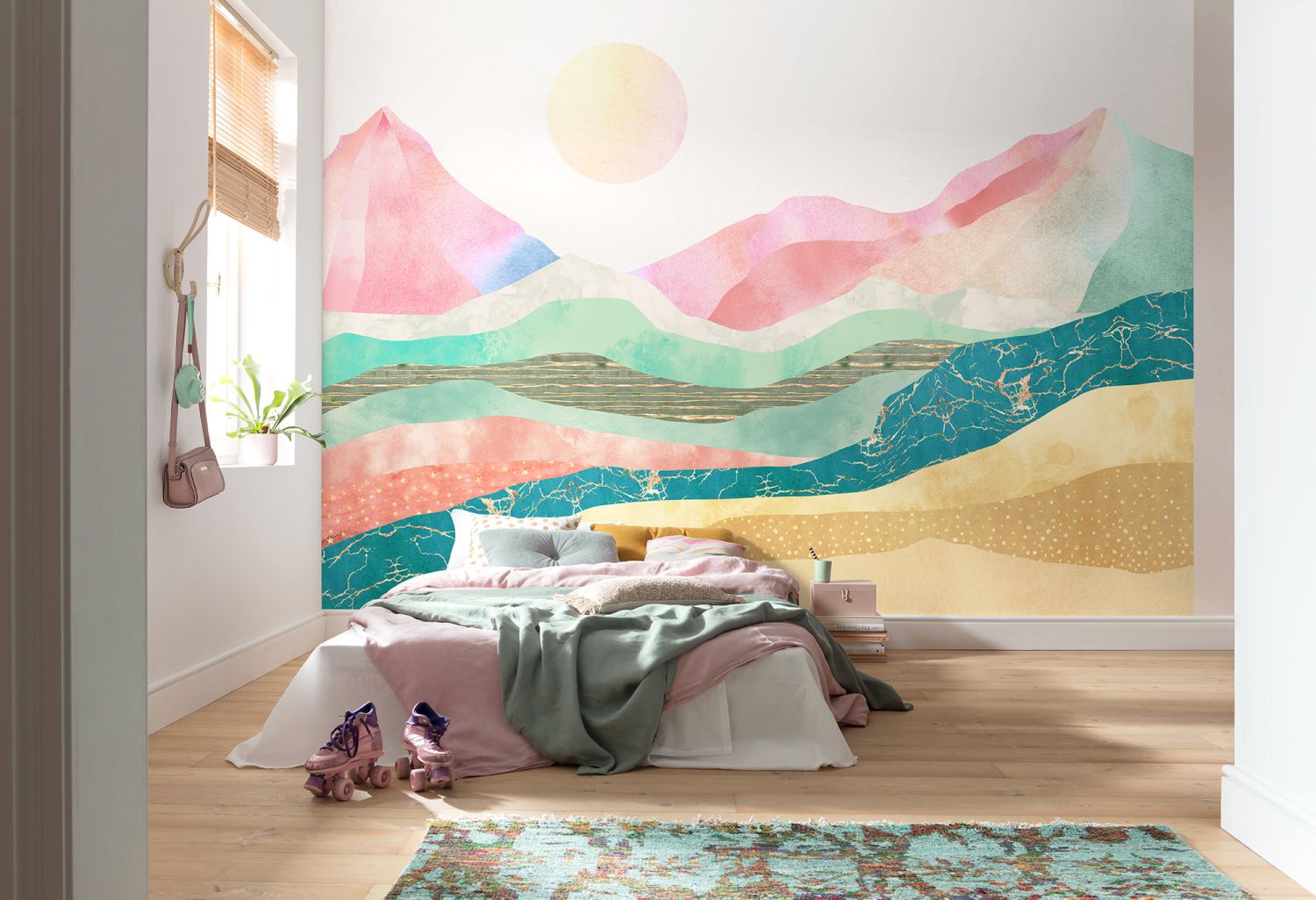 Komar fotobehang berglandschap multicolor – 350 x 250 cm – 611643