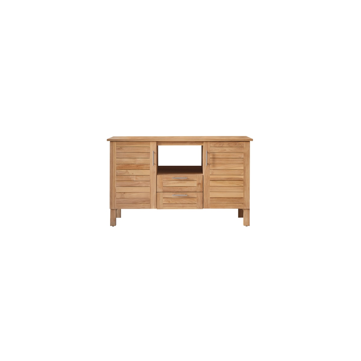 Tikamoon Massief teakhouten badmeubel 125 cm – Naturel