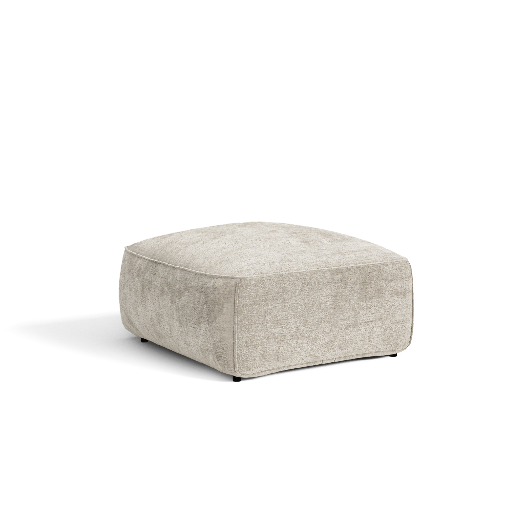 Premium Interiors – Poef LOMI – fluweel met reliëf mol 75cm