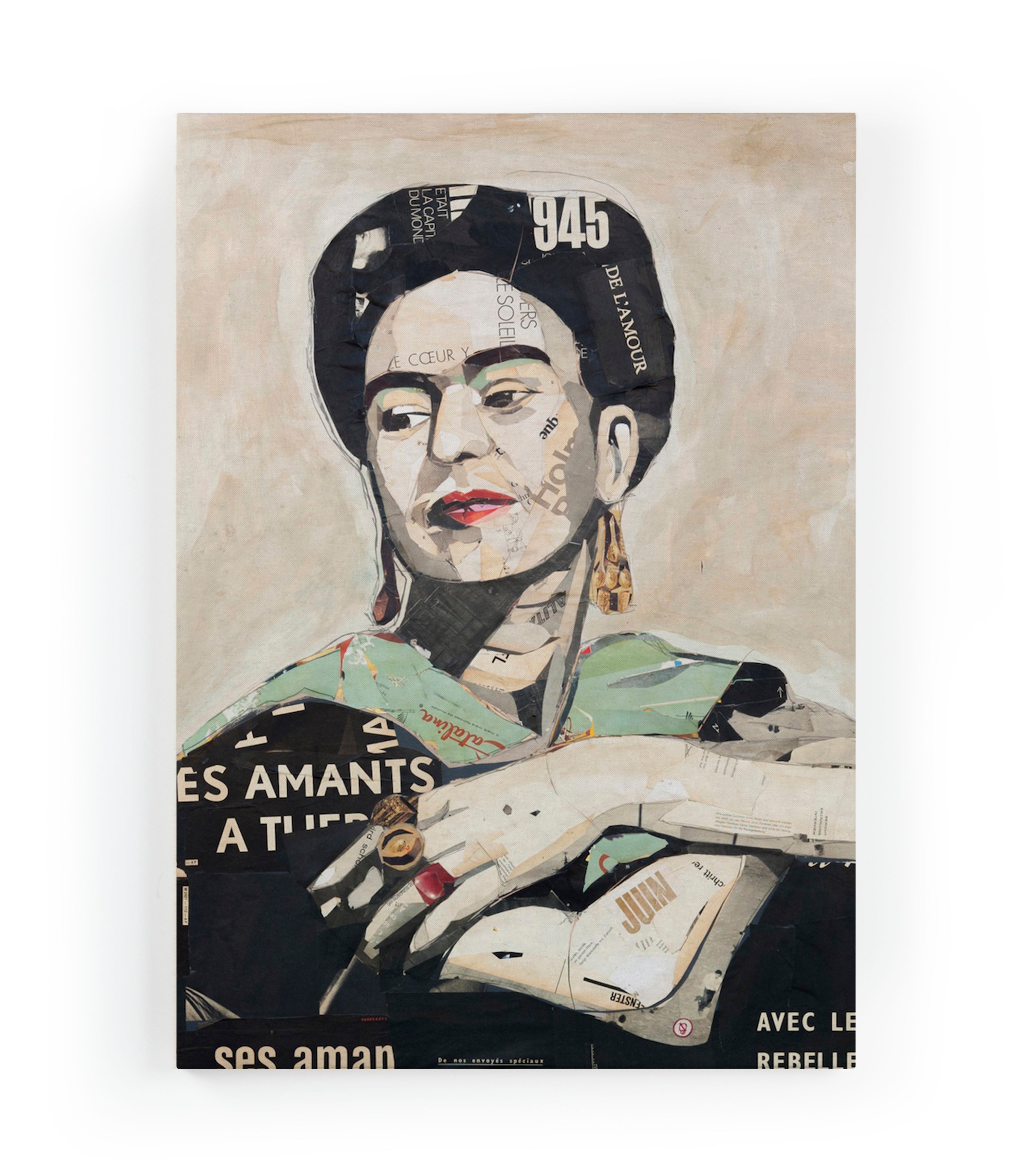 Canvas 60×40 Afdruk Frida Portret