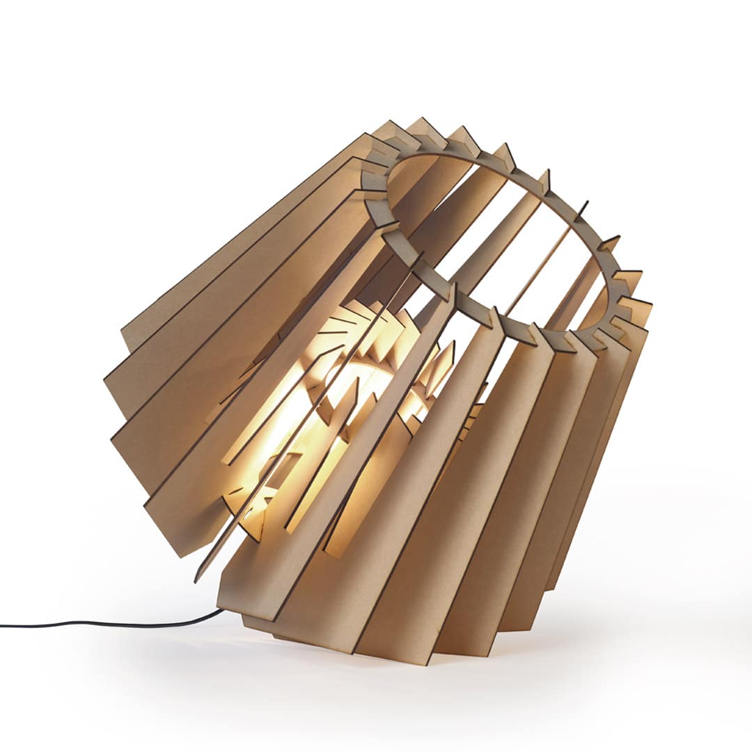 van Tjalle en Jasper – Spot-nik vloerlamp – Naturel / XL