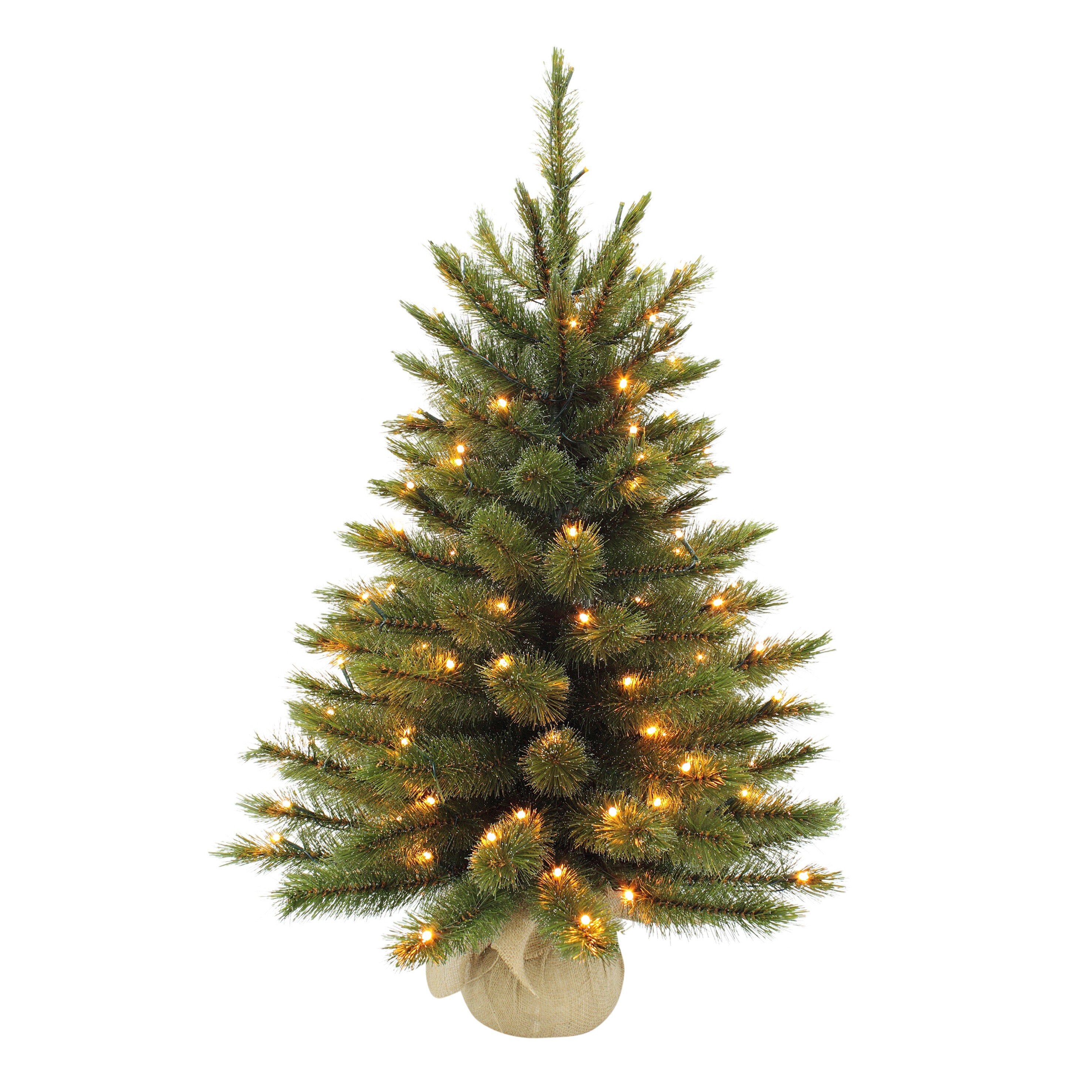 Triumph Tree Forest Frosted Kunstkerstboom in Jute met LED Verlichting