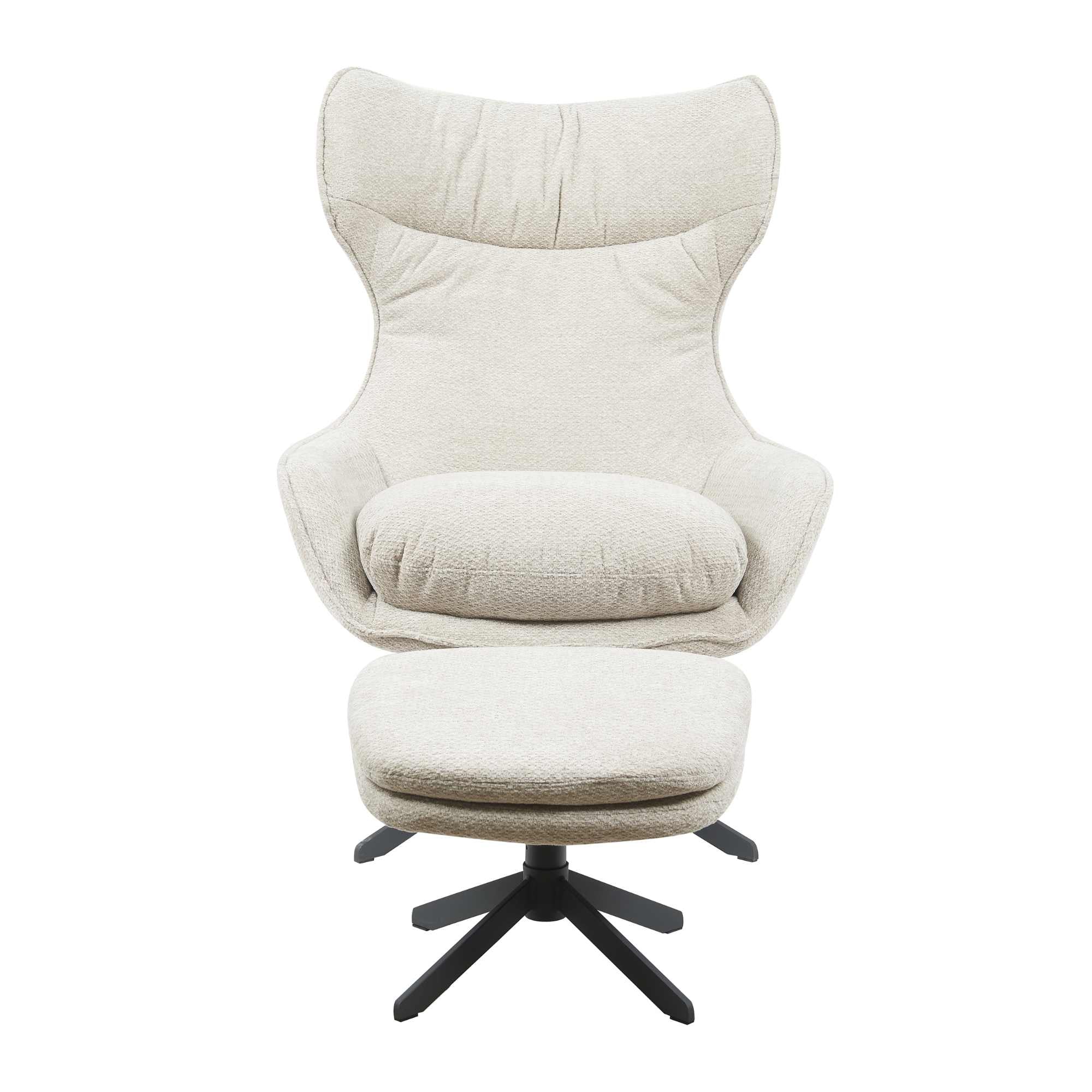 Starfurn fauteuil Liv – taupe – 85x77x108cm