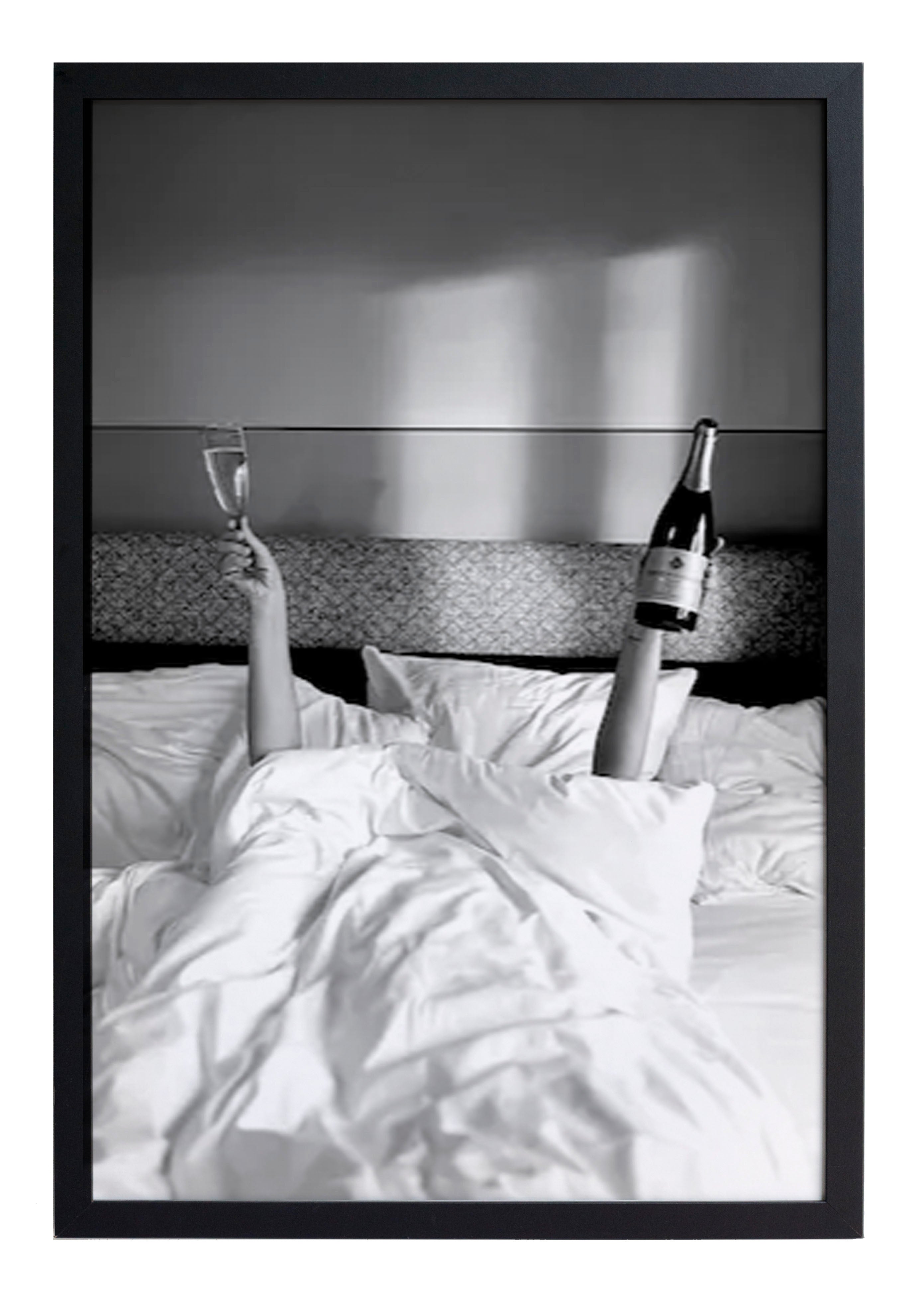 Zwarte lijst met kader 40×30 wakker