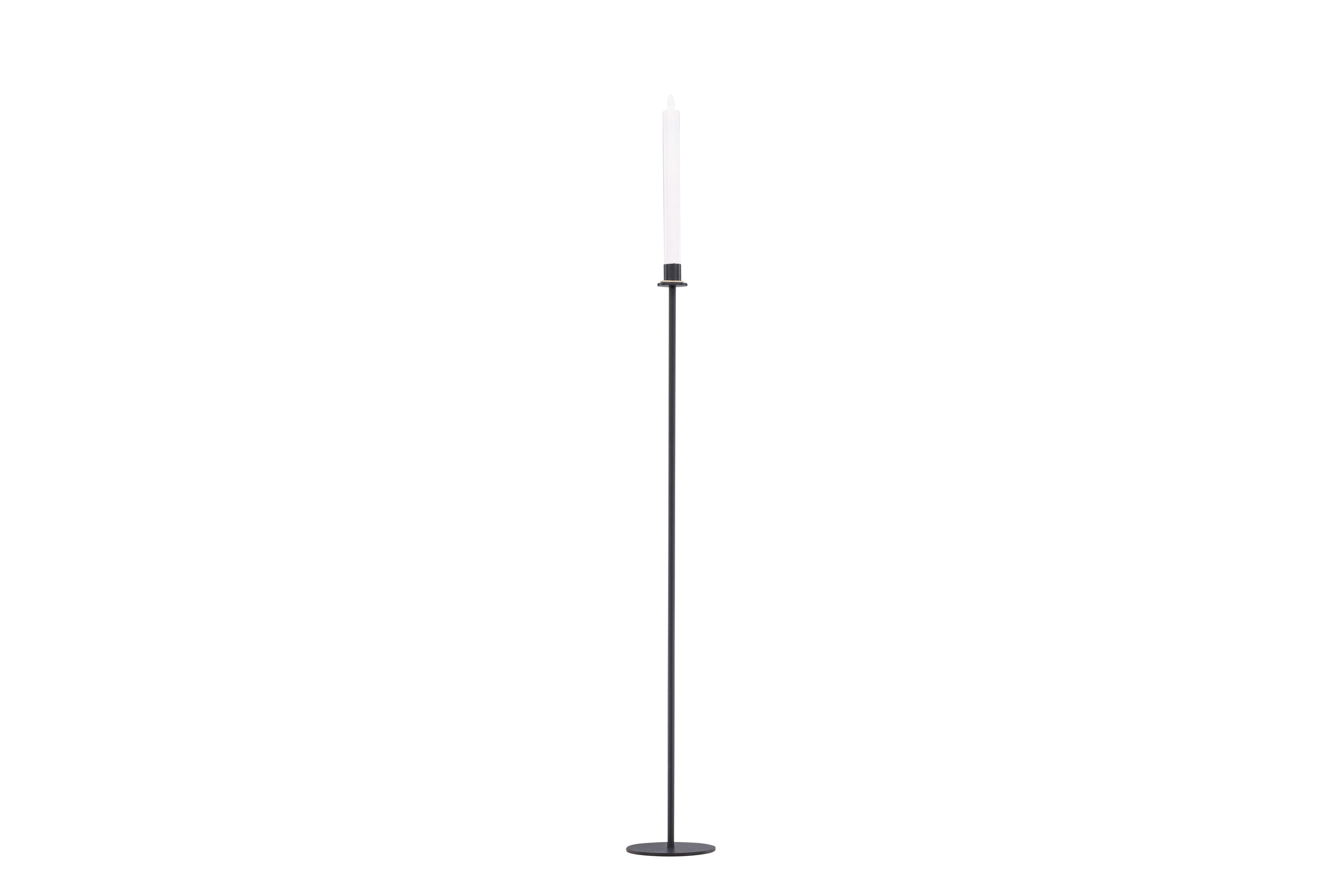 Rebellenclub Kaarsenhouder Salvian – zwart – Ø 12 cm