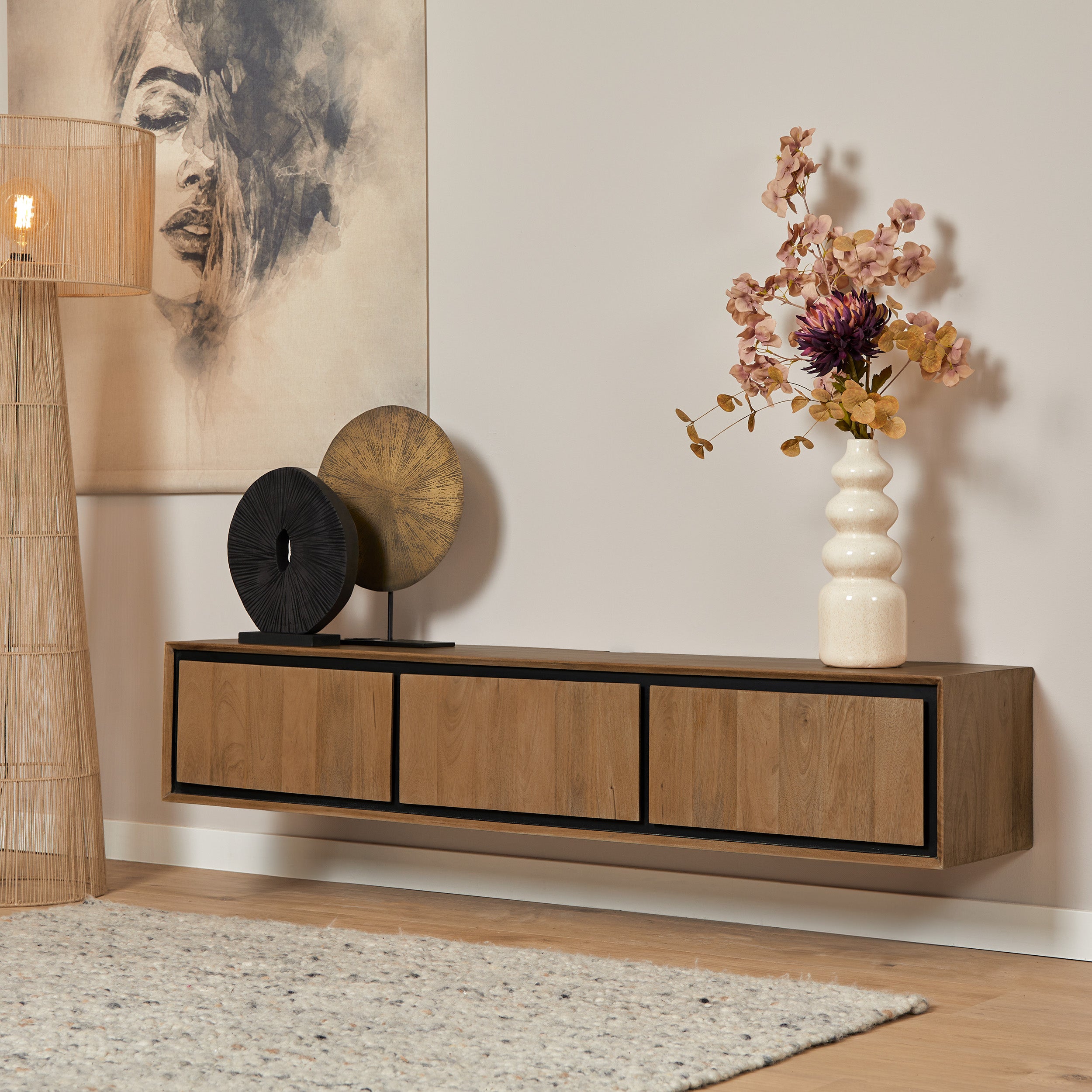 Starfurn tv meubel RichWood – bruin – 35x160x30cm