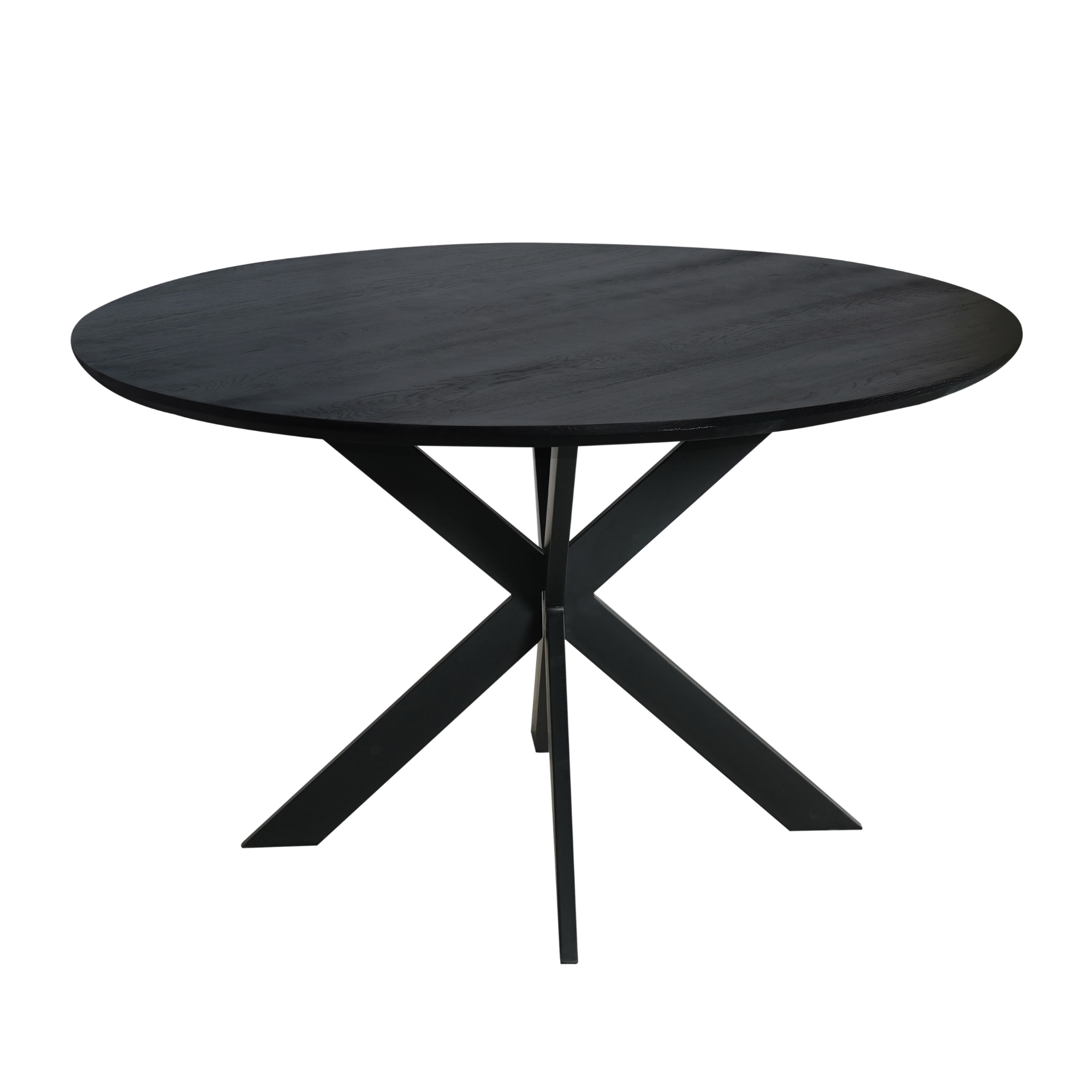 Starfurn eettafel Ferris – zwart – 130x130x76cm