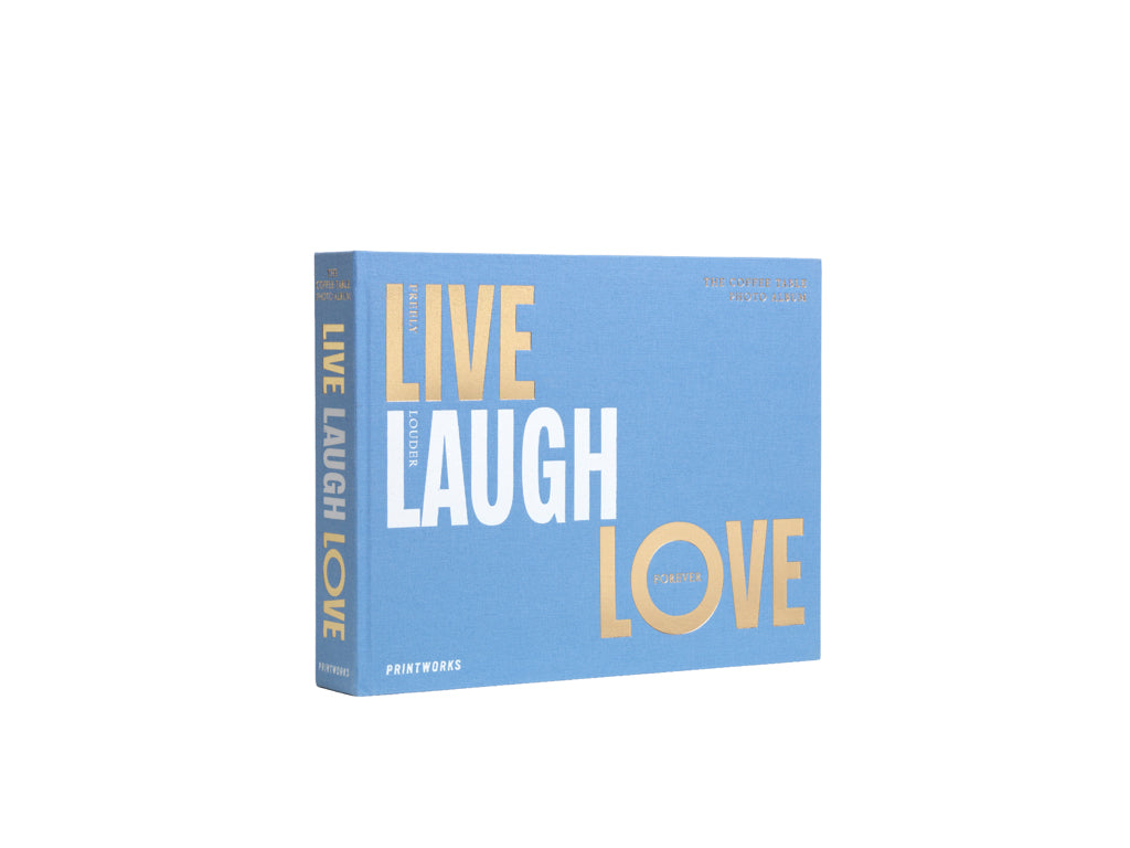 Printworks Fotoalbum liggend – Live, Laugh, Love
