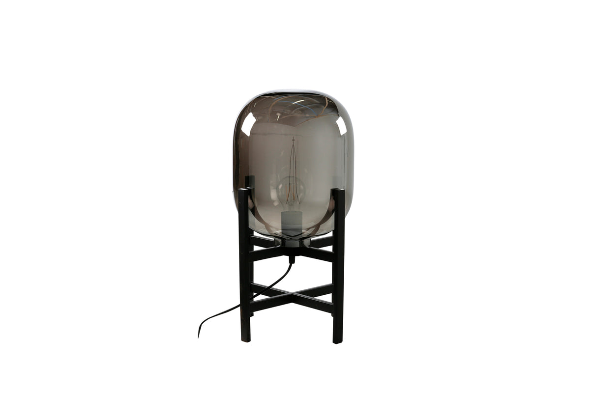 Rebellenclub Tafellamp Greco – zwart – Ø 26 cm
